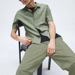 NWT Rag & Bone Avery Viscose Shirt Relaxed Fit Button Down